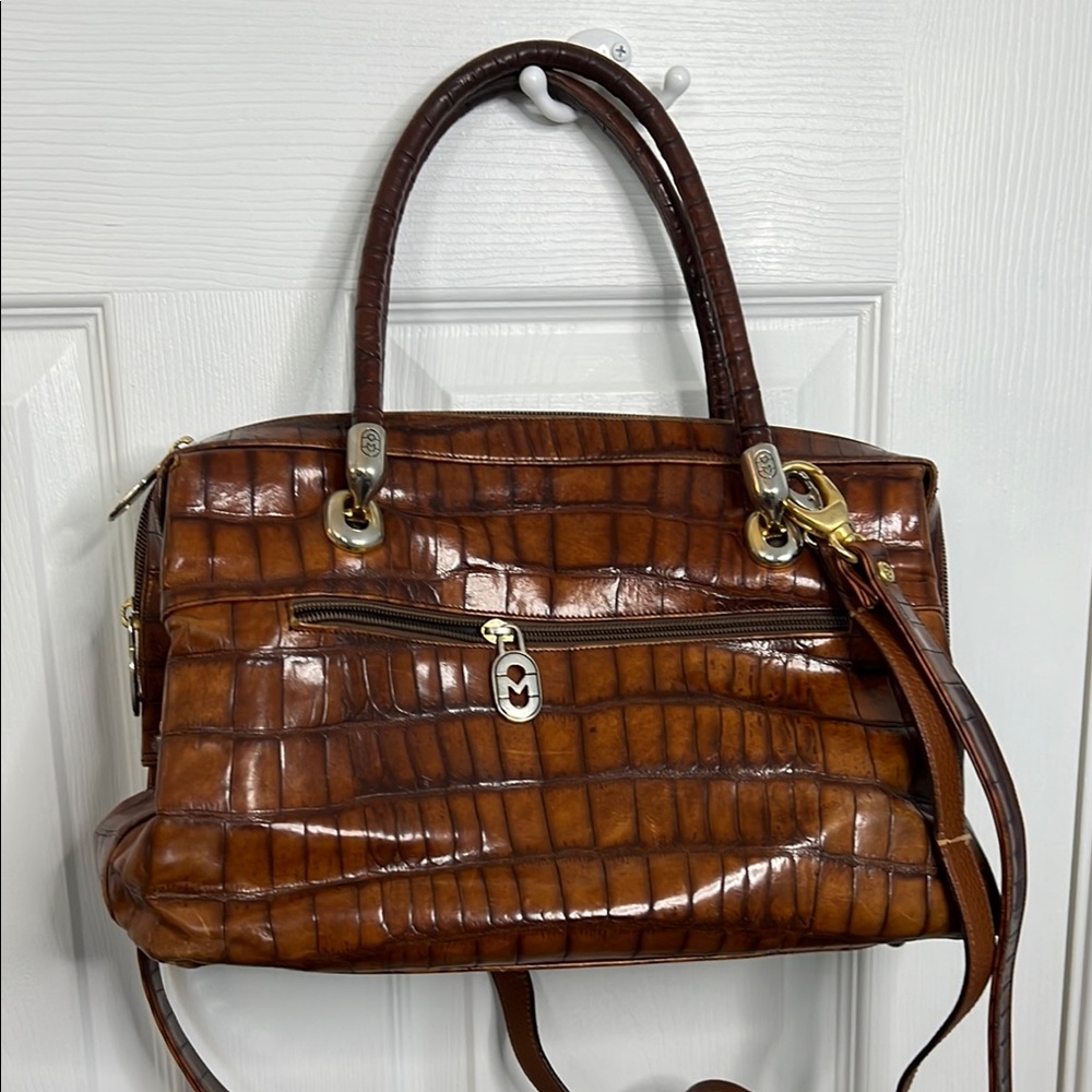 Marino Orlando Vintage Leather Tote Bag